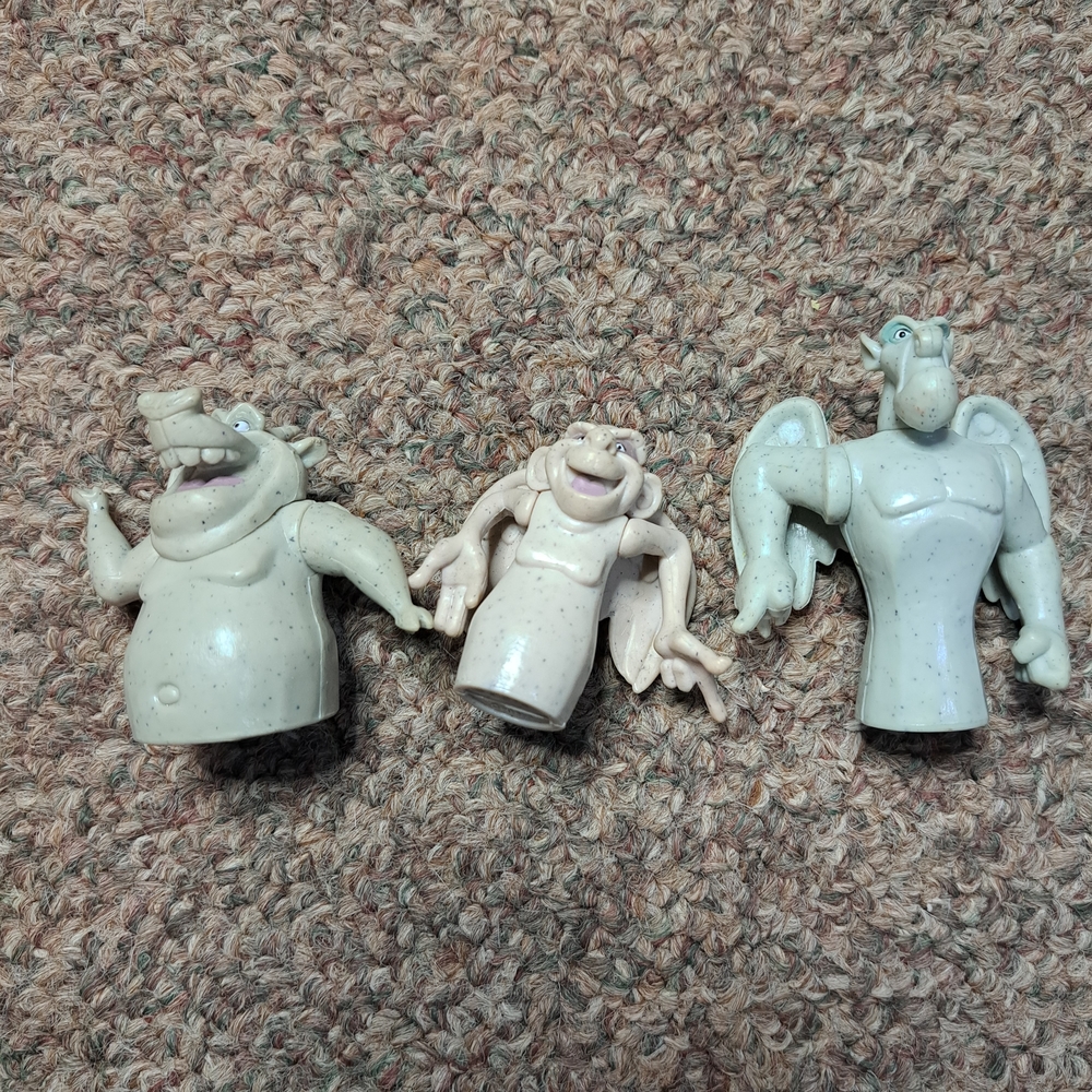Disney Hunchback Of Notre Dame Gargoyles Lot 3 Figures Gift Set